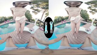 WETVR Skinny Agent Spreads Legs For Interracial Dick