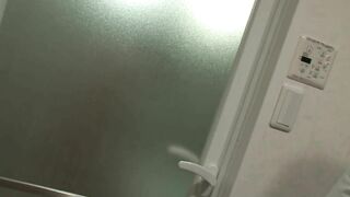 Busty skinny Japanese wife with big natural boobs fucked by stranger in the public