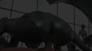 Atomic Heart - Riding Twin Gets Her Pussy Filled (Animation with Sound)