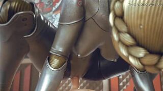 Atomic Heart - Riding Twin Gets Her Pussy Filled (Animation with Sound)