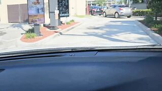 I Asked A Stranger On The Side Of The Street To Jerk Off And Cum In My Ice Coffee (Public Masturbation) Outdoor Car Sex