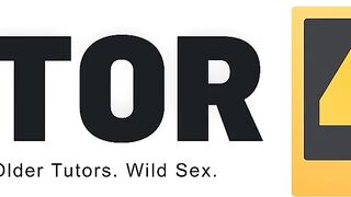 TUTOR4K. Hard penis brings tutor to orgasm much faster than sex toys