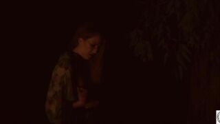 DOMTHENATION - Submissive beauty Ashley Lane submits to forest enemas after some anal toying