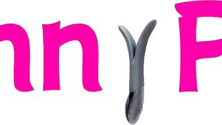Big fountain squirt with fuck machine and magic wand