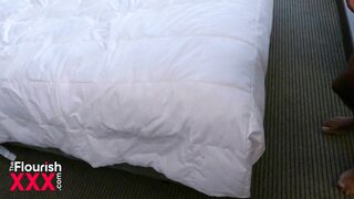 Margarita Lopez 19yo gets Threesome BBC Ambushed and Rimmed