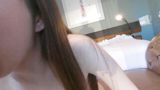 【個人撮影】美容室のアシスタントと休みが一緒だったので、平日の昼間から生で舐めてもらいました。凄い可愛くって気持ちよくって最高でした