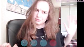 A video call from my cuckold husband couldn't interrupt a creampie from my lover.