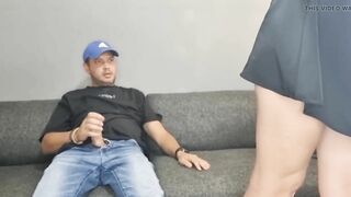 Mutual masturbation with my stepmom after watching a movie