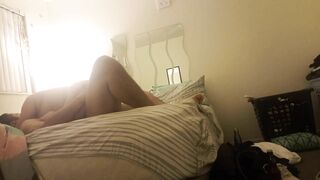 Big tit latina cheating on her man because he is an asshole