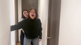 My boss and I touched each other in the office meeting, she gave me a very rich tongue