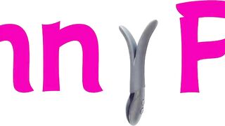 Tongue out clear long dildo deepthroat | wet&sloppy