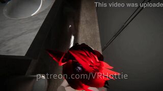 POV Public Blowjob Fuck Bathroom