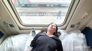 I called the conductor on the train to my compartment and fucked while she was on a break