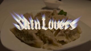 The Cook Fucked Me Hard For Praising His Delicious Dumplings. Close-up. With conversations. With a p
