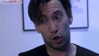 KINK UNIVERSITY - Horny BDSM lady smashed in doggystyle by perverted fucker