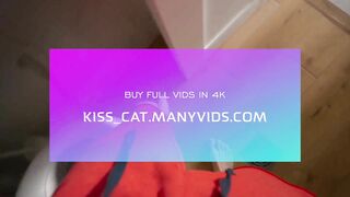 why did you spy on me??? step son fucks stepmom cum twice: inside pussy and on big boobs