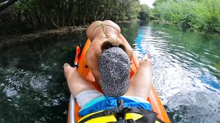 I Like To See How Fast I Can Make Him Cum - Risky Outdoor Sex