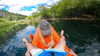 I Like To See How Fast I Can Make Him Cum - Risky Outdoor Sex