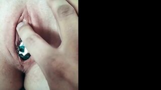 First anal toy insertion by hot MILF Tiffany