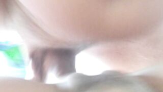 cheating girlfriend being fucked by stranger in missionary while showing to boyfriend in videochat