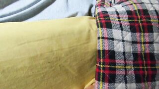 We stayed with my parents and that's how my boyfriend woke me