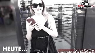 Real big tits female sex tourist slut picked up in Germany