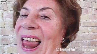 Old Granny Vera Wants to Swallow Cum