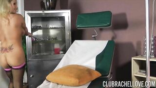 PORNSTARPLATINUM Busty Doctor Rachel Love Dildo Fuck Herself