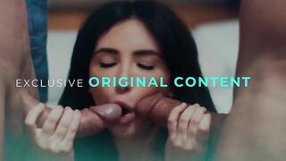 ADULT TIME - ANALTIME XXX Hot 18yo Brunette Babysitter Keeps A Hung College Boy Busy Trying Anal Sex Together (Josh Rivers, Sophia Burns)