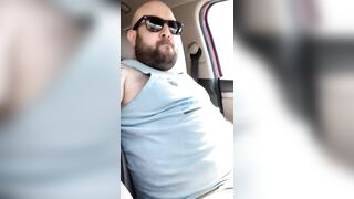 Bate in the car