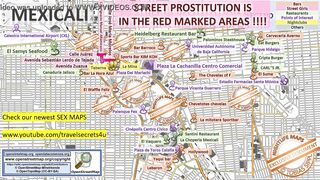 Street Map of Mexicali, Mexico with Indication where to find Streetworkers, Freelancers and Brothels. Also we show you the Bar, Nightlife and Red Light District in the City.