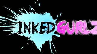 Inked Gurlz - Little Brunette Tattooed Babe Take All The Cock