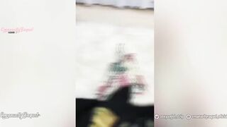 TIKTOK x Pornhub trying on haul yoga short shorts on tiktok and pornhub style, hot big butt latina