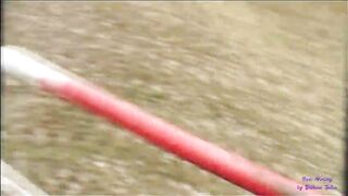 In a small passageway the blonde gets touched and fucked by a stranger for money