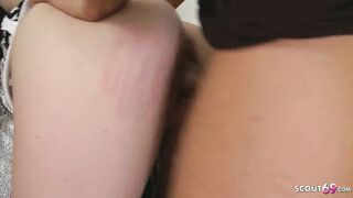 Freckled Virgin Girl Faye Reagan meet the Nerd next Door for Defloration Sex