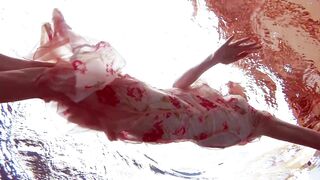 Sexy swimming Italian chick Martina