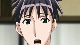 Chained hentai girl cumming