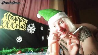 Elf jerk off while smoking