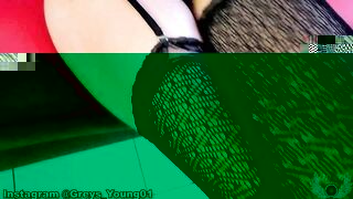 Greys Young: Horny 18yo teen girl playing in lingerie with her perfect doll body
