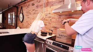 Fresh & Innocent - A Busty Horny Teen Fucks her New Roommate