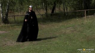 FeelXVideos - Outdoor pussy play with 2 blonde lesbian teens