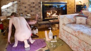 Longpussy, Fireside Dildo Ride. Part V.