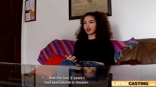 Innocent Petite Latina College Girl Tricked in Fake Job Interview