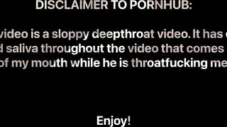 NO LIMITS RELENTLESS THROATPIE - He Used My Throat Like a Fleshlight & I LOVED IT ????
