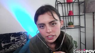 DRDADDYPOV - Brunette Nurse Angel Windell Lets Patient Fuck Her Pussy