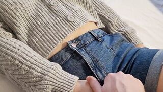 I let Him Touch Me but He Owned and Cummed on My big ass POV