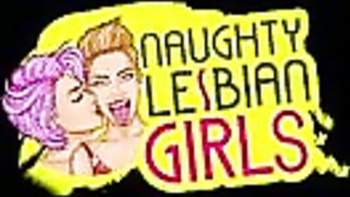 Cuddling in a hot tub makes these lesbo angels crave anal action