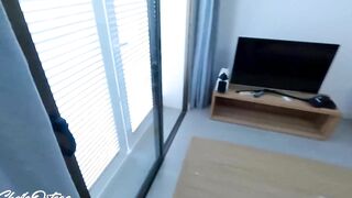 FUCKING IN THE VALCON WITH MY NEIGHBOR, WHILE THEY WATCH US - SHEILA ORTEGA