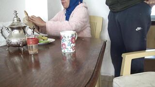 perverted muslim woman lets stepson cum in her morning coffee