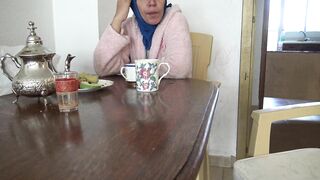 perverted muslim woman lets stepson cum in her morning coffee
